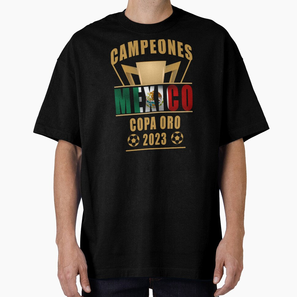 Playera Mexico campeones copa oro 2023 gold cup champion Mexico by Optimus-Designs