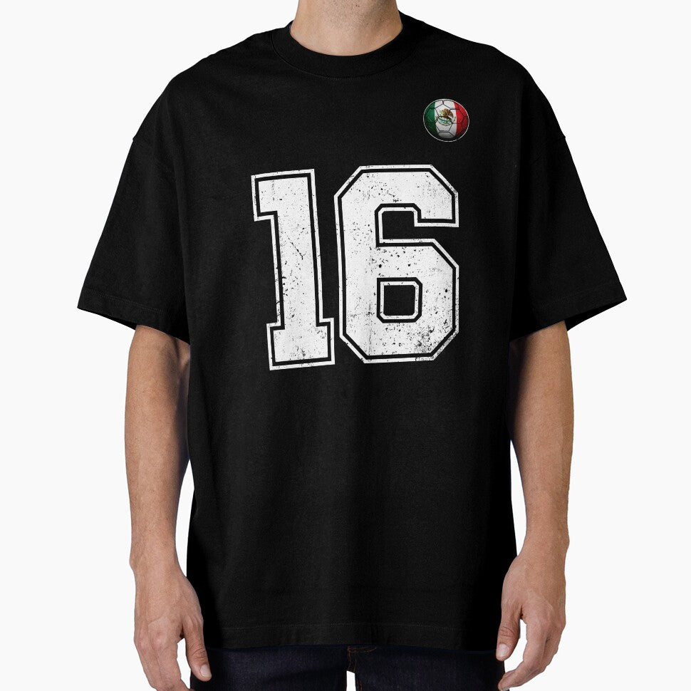 Number 16 Canada Flag Football Fan by BernoNickel