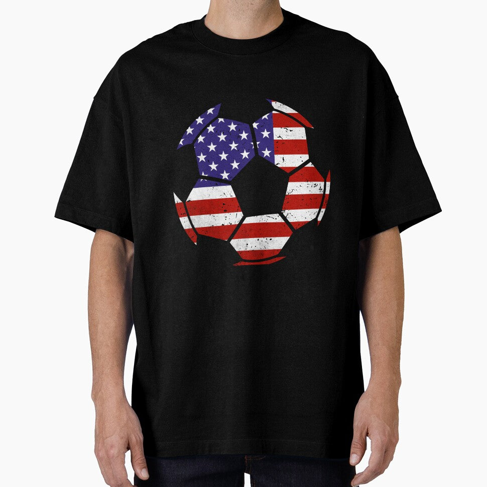 United States Soccer Ball Flag Jersey USA Football Fan by EIMgraphic