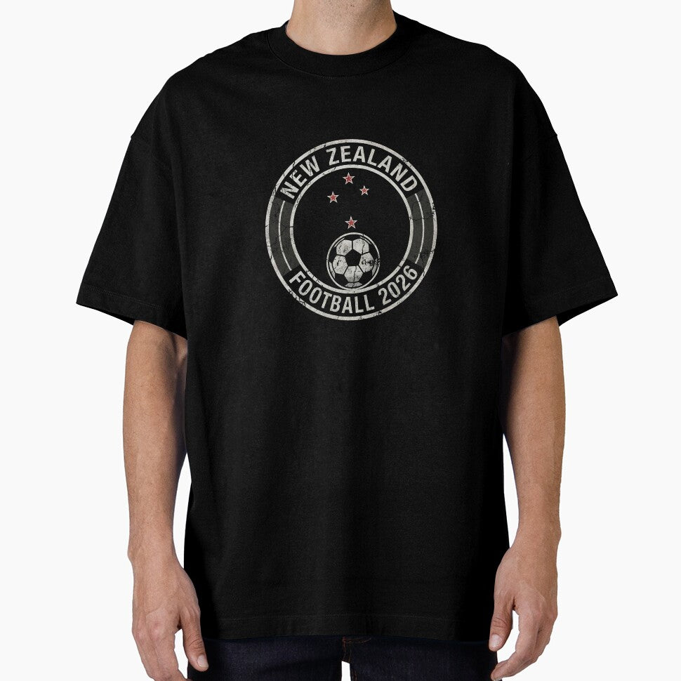 New Zealand Football 2026 Vintage Soccer Badge by Imaginationbeyond