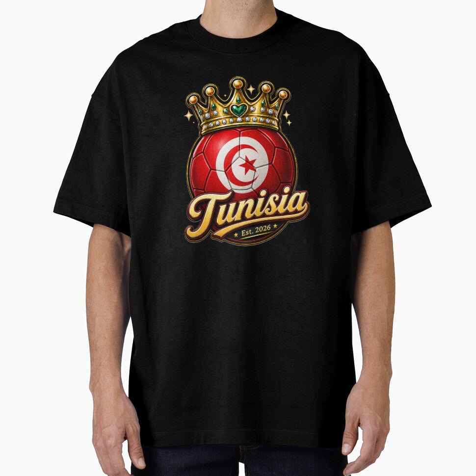 Tunisia Flag Vintage Style Retro Tunisian Soccer by QuiteOrbit