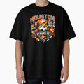 Houston Soccer Design Texas Football Skyline Space Rocket Sports Fan Shirt Houston Texas Graphic Soccer Gift by GarnerSupplyCo