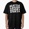 Seattle Loves Women's Sports Groovy by coffeepolicy