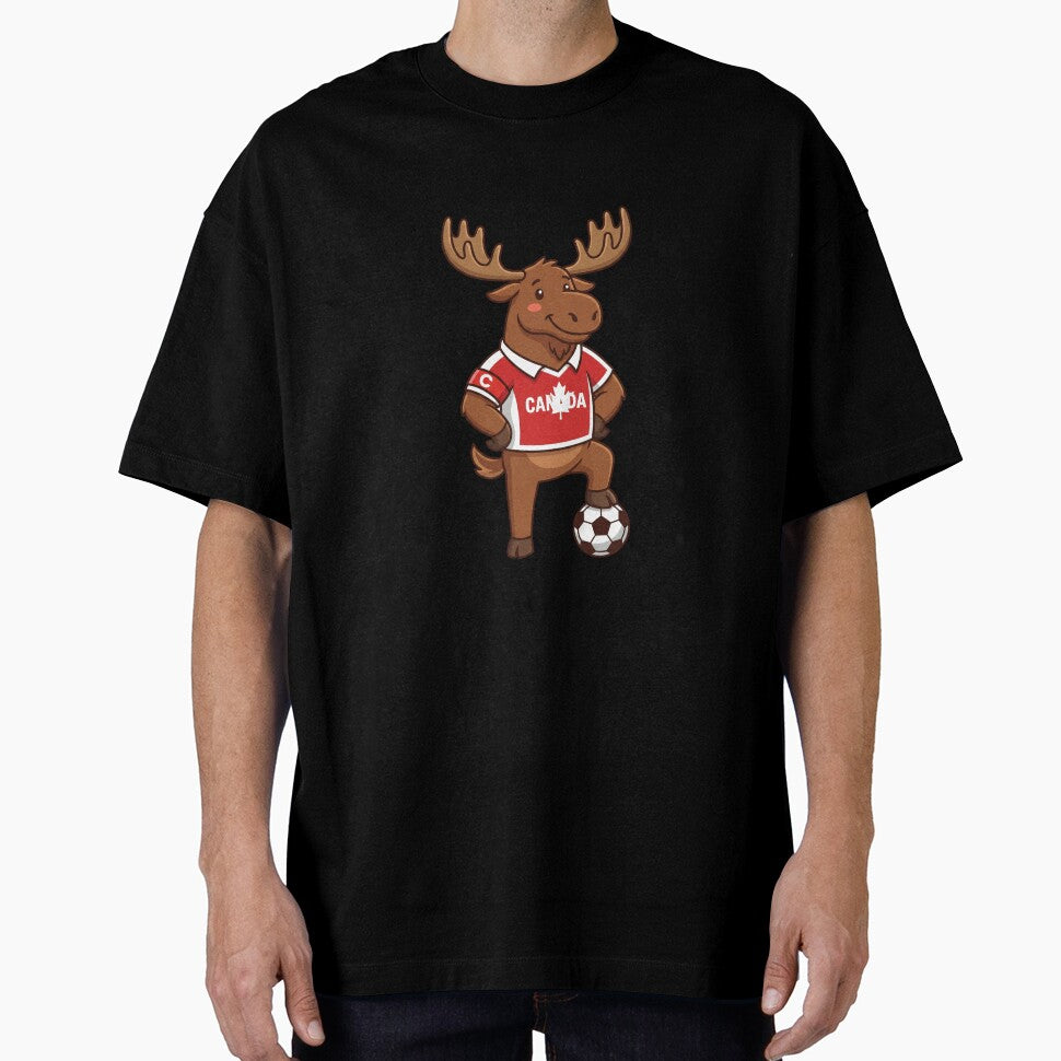 Canadian Moose Soccer Captain Cute Canada Football Fan by PictoVibe