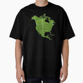 North America Sports Field Map - USA Canada Mexico Turf by Velustro Shop