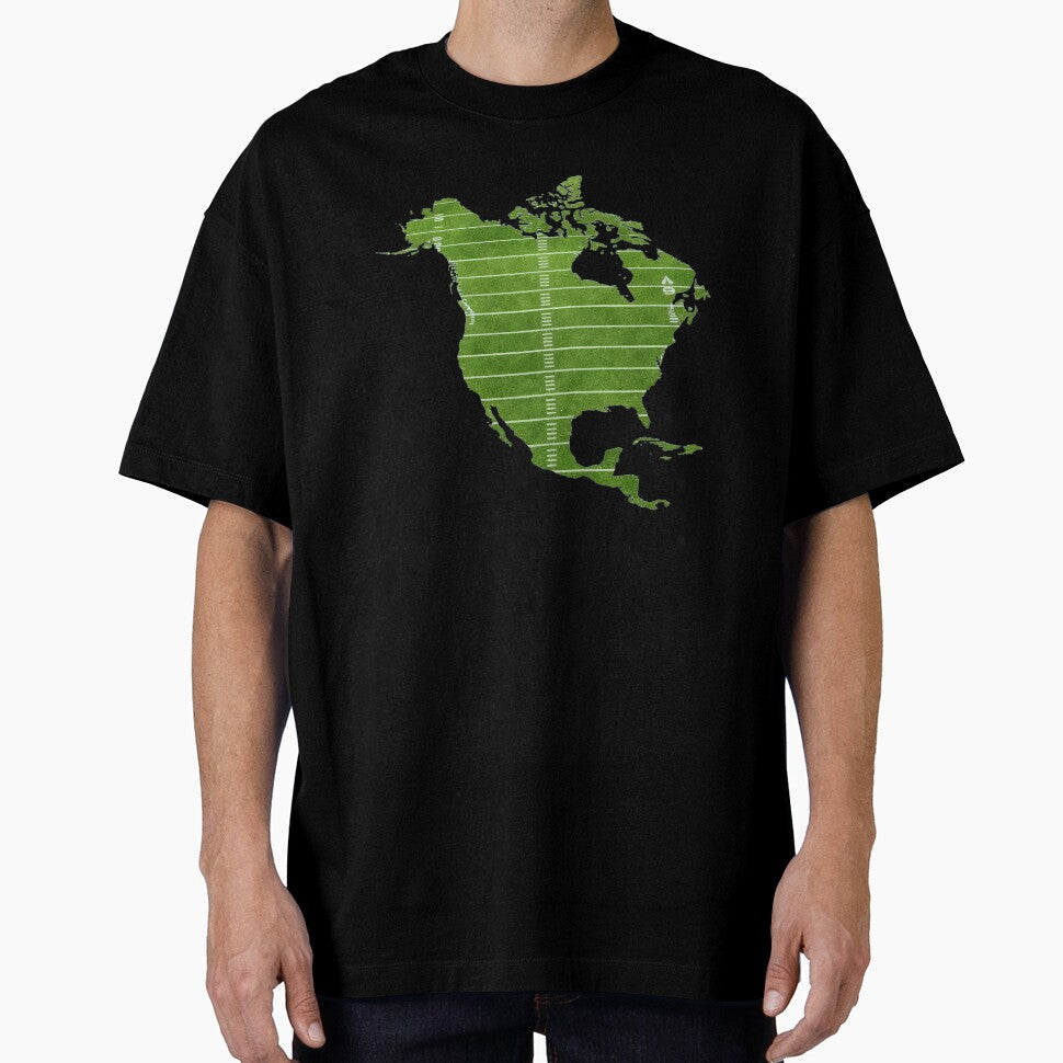 North America Sports Field Map - USA Canada Mexico Turf by Velustro Shop