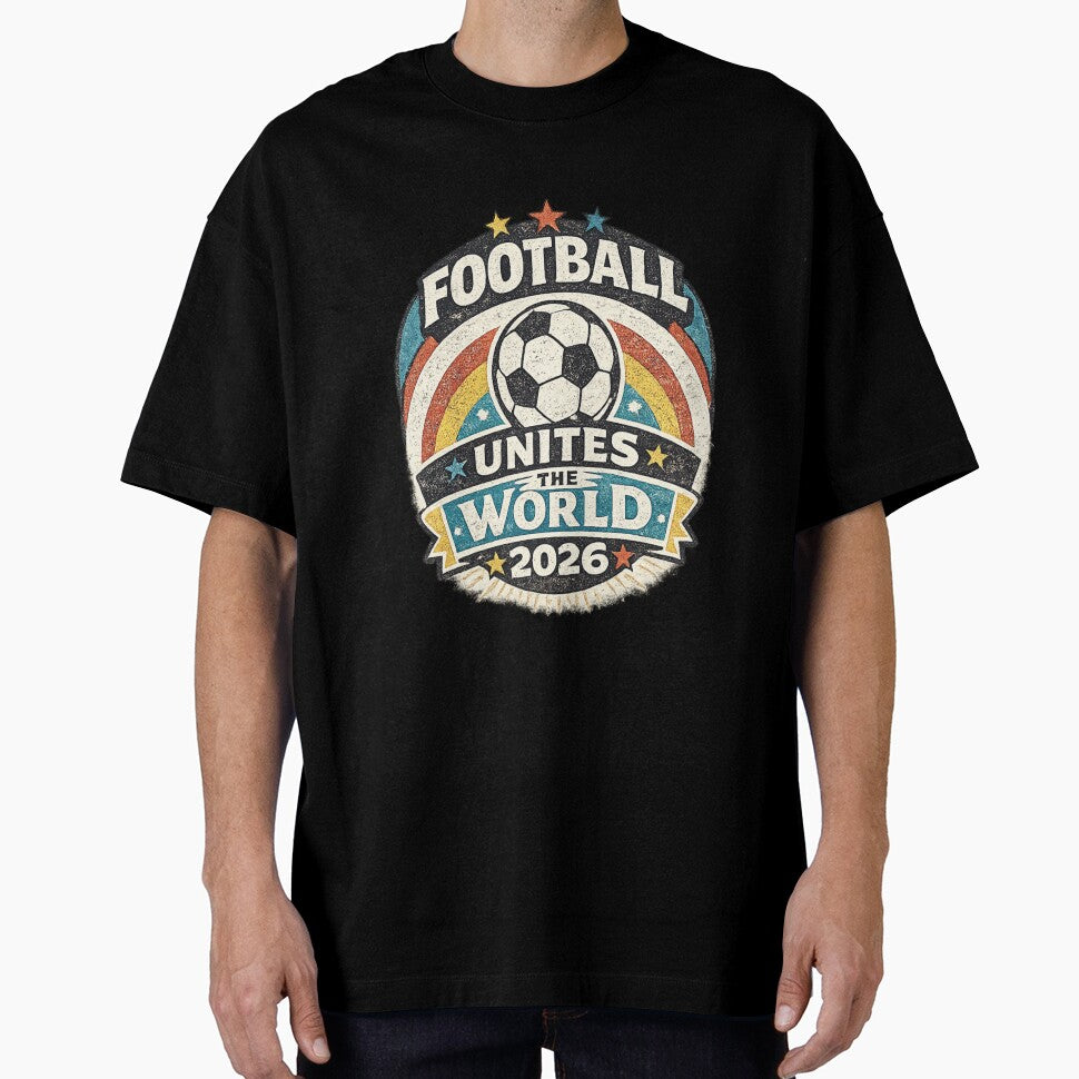 Football Unites The World 2026 | Retro Vintage Soccer Fan Design by ArthUpscale