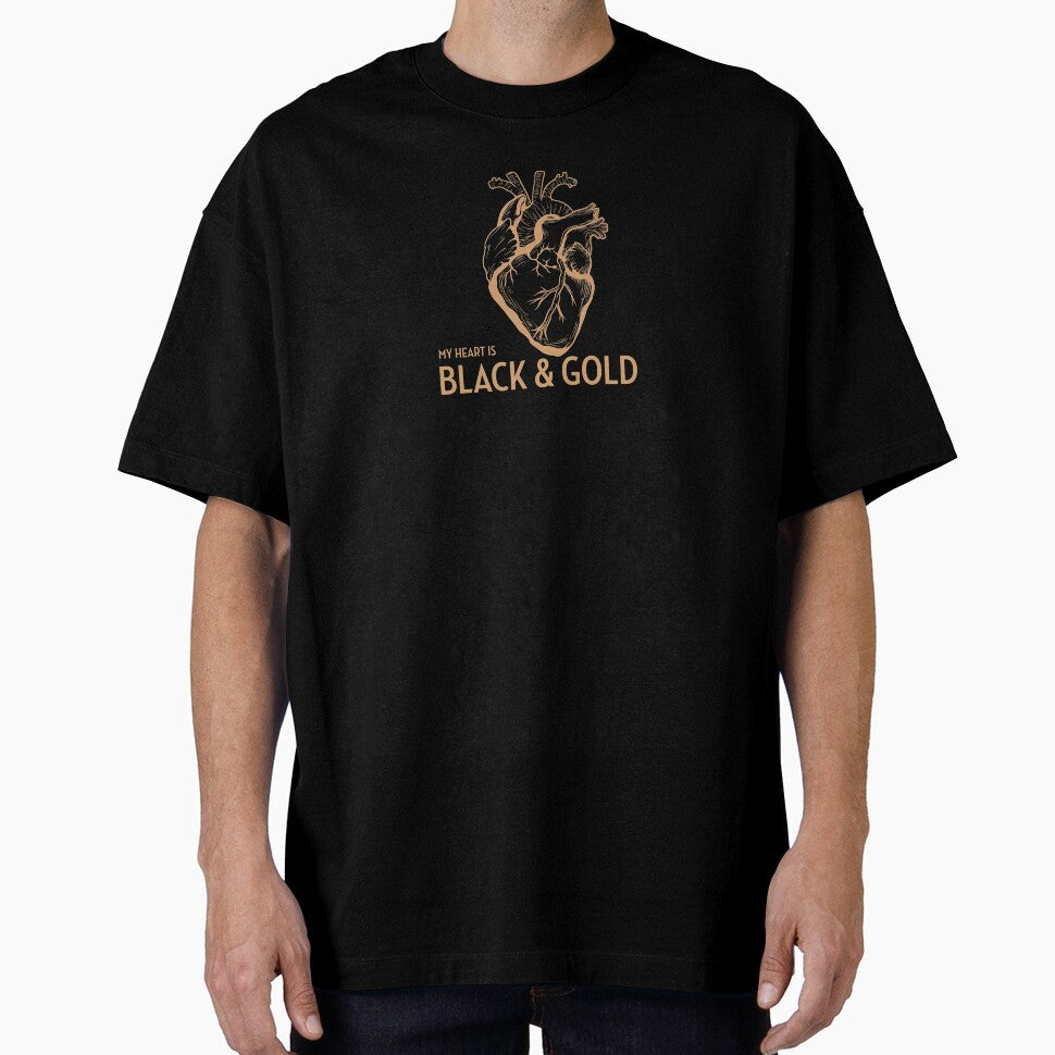 My Heart is Black and Gold LAFC Los Angeles Football Club by neverworldian