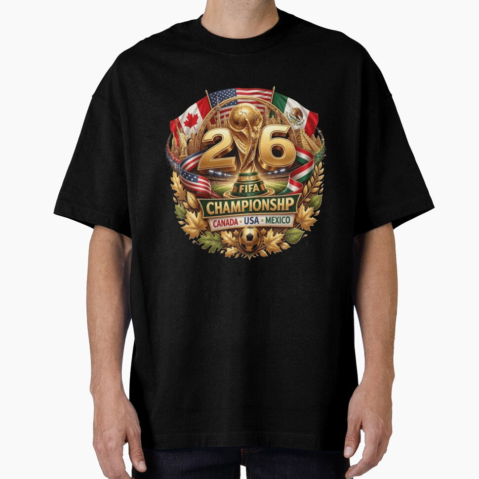 World Football Championship Soccer 2026 USA Canada Mexico by Thread&Fable