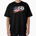 USA Soccer Ball American Flag Patriotic Sports Design by haitrieuic96