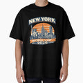 New York World Cup 2026 Vintage Retro Travel T-Shirt | NYC Skyline Football Graphic by ArthUpscale