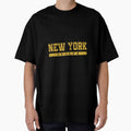 New York Soccer Yellow Vintage Text by MollyLYork