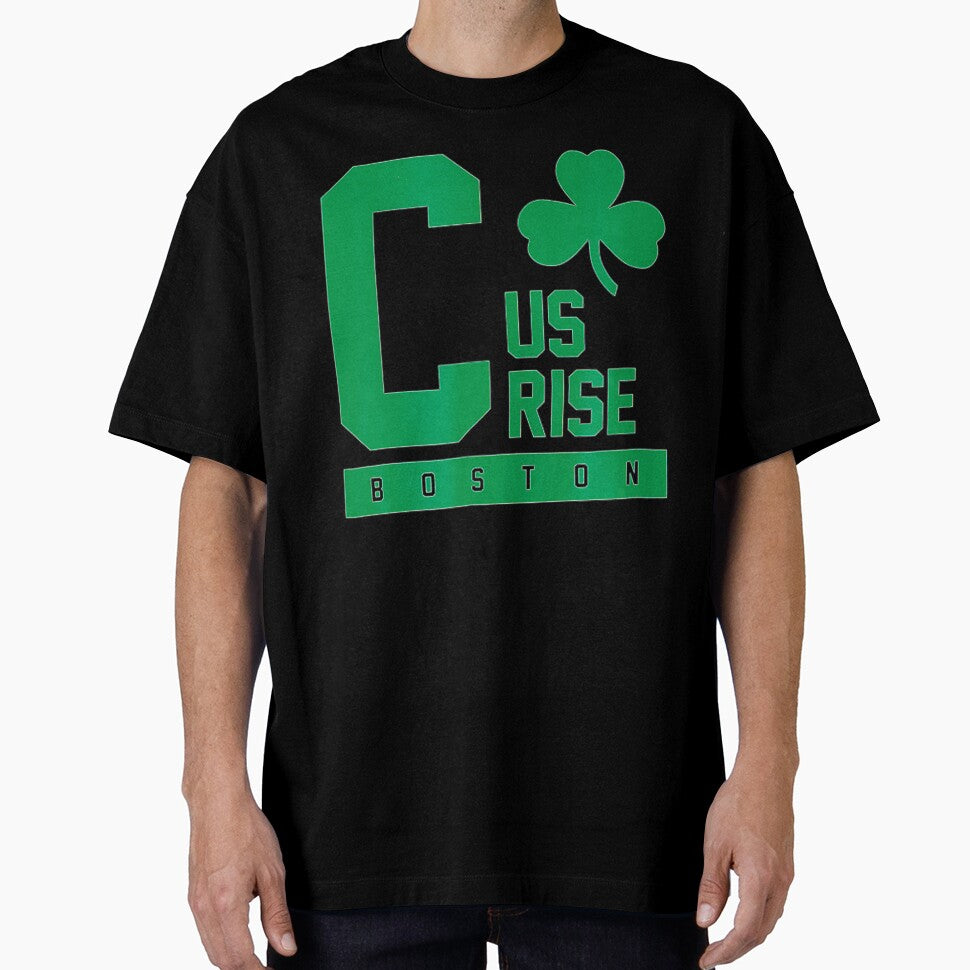 C Us Rise Boston Clover Basketball Fan by Basketball9zj0
