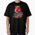 Vintage Turkey flag Crowned Soccer Ball by QuiteOrbit