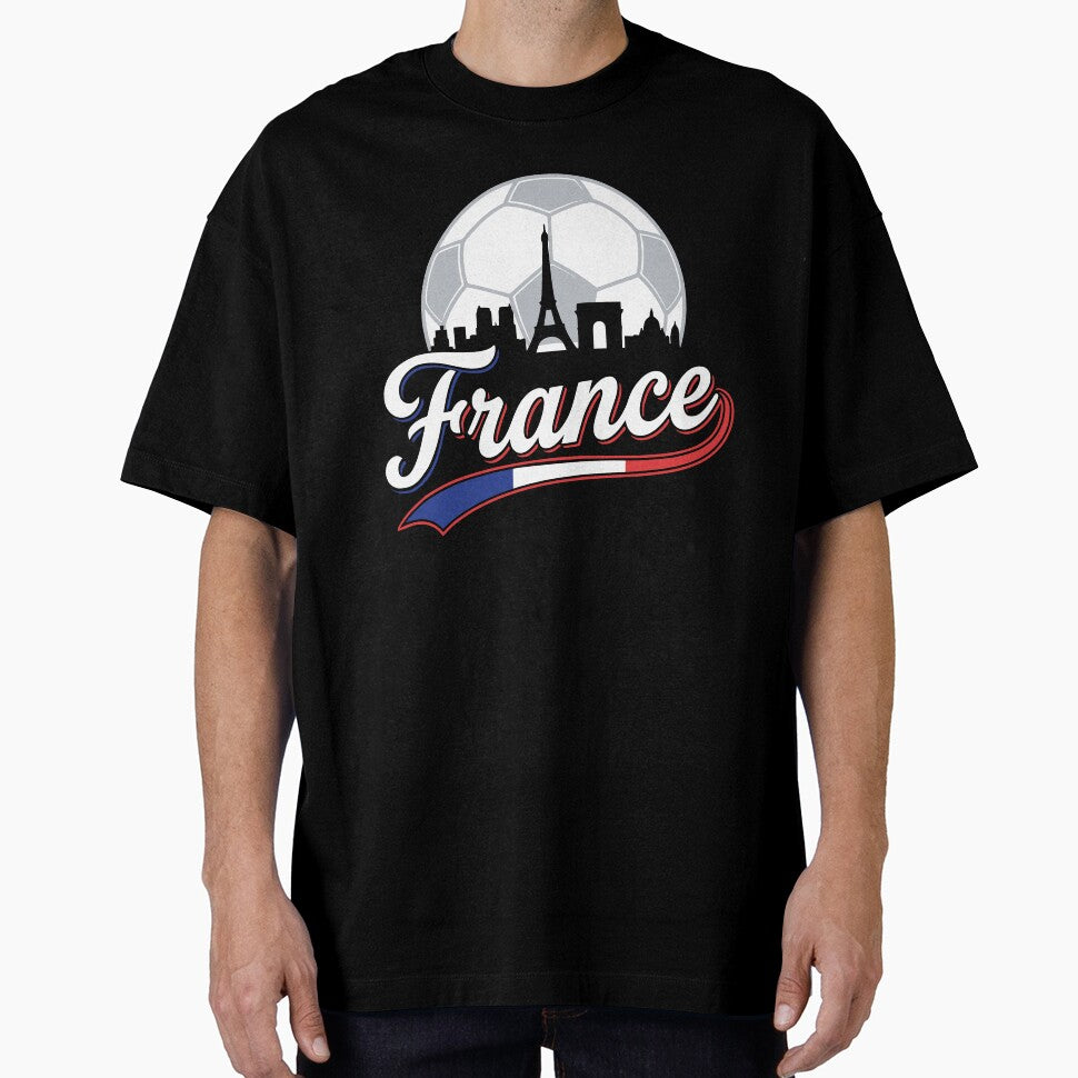 France Skyline Flag Soccer Graphic by Imaginationbeyond