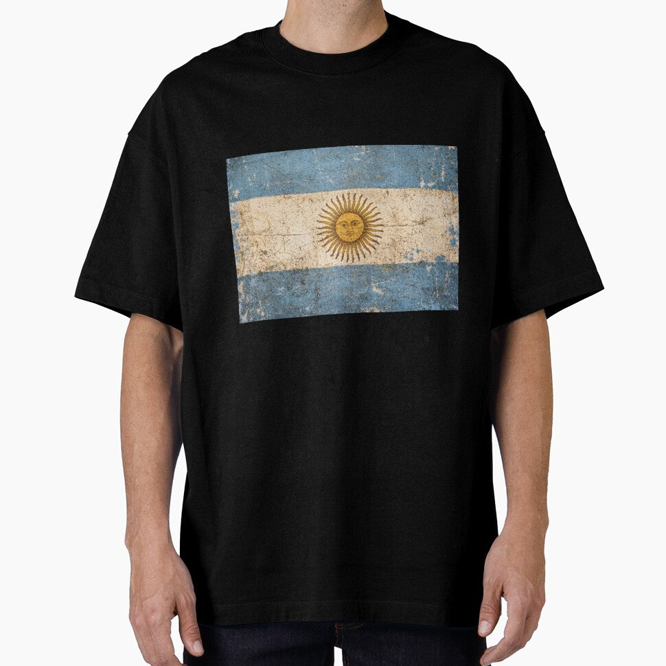 Vintage Argentina Flag Soccer Fan Design by Junior-Design