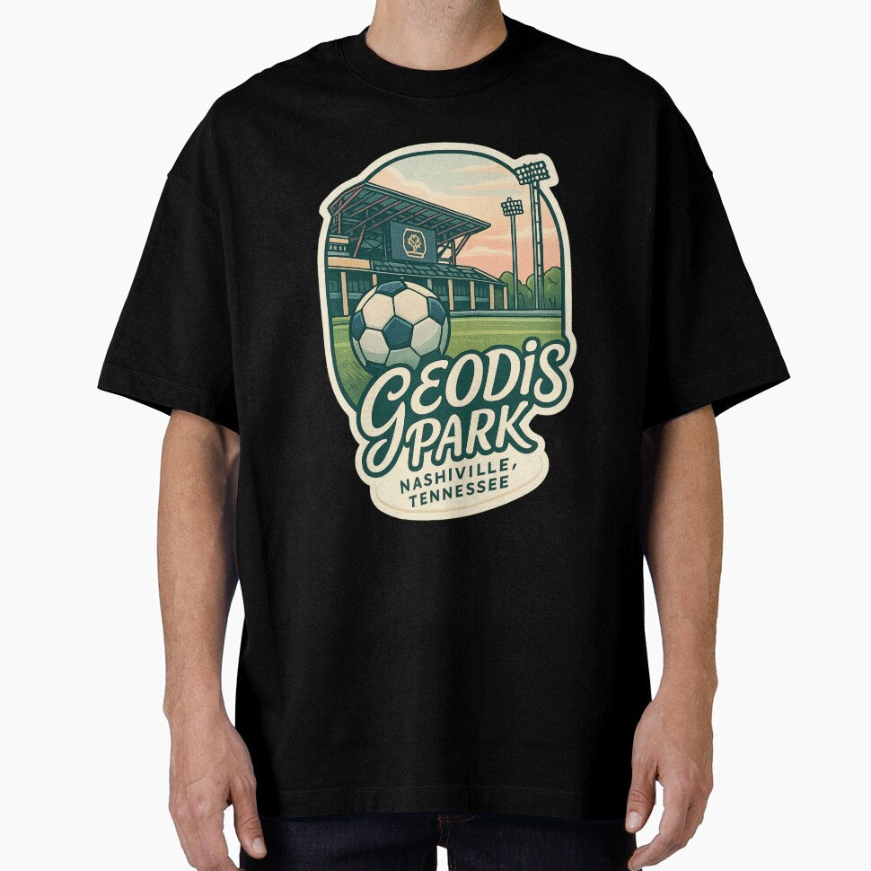 Geodis Park Soccer Field with Nashville Skyline by Places On Earth
