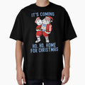 It's Coming Ho, Ho, Home For Christmas Argentina Flag Kid Mens by pipsmerch
