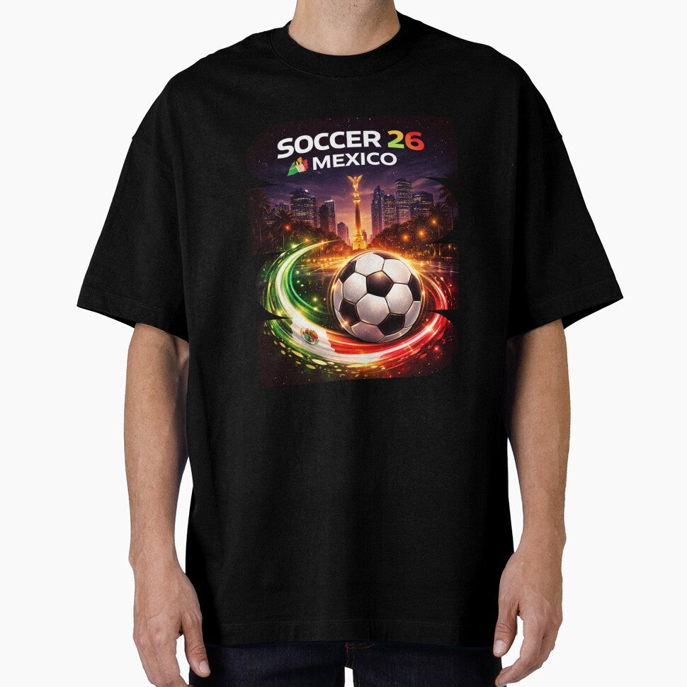 Mexico Soccer 2026 Shirt, Soccer 26 Mexico Fan Tee, Mexico Football Graphic by MK-Charlie