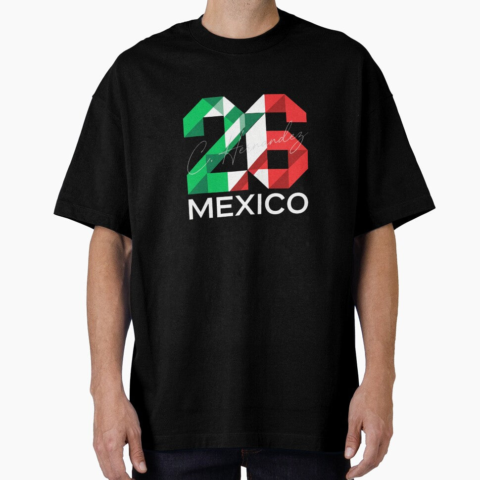 Mexico 26 World Cup Retro Logo. Autographed Active T-Shirt by DArtfulStudio