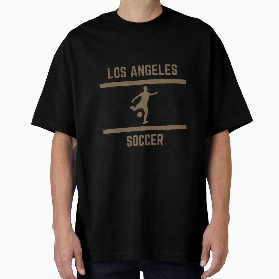Gold Color Los Angeles Soccer by IssaraStudio
