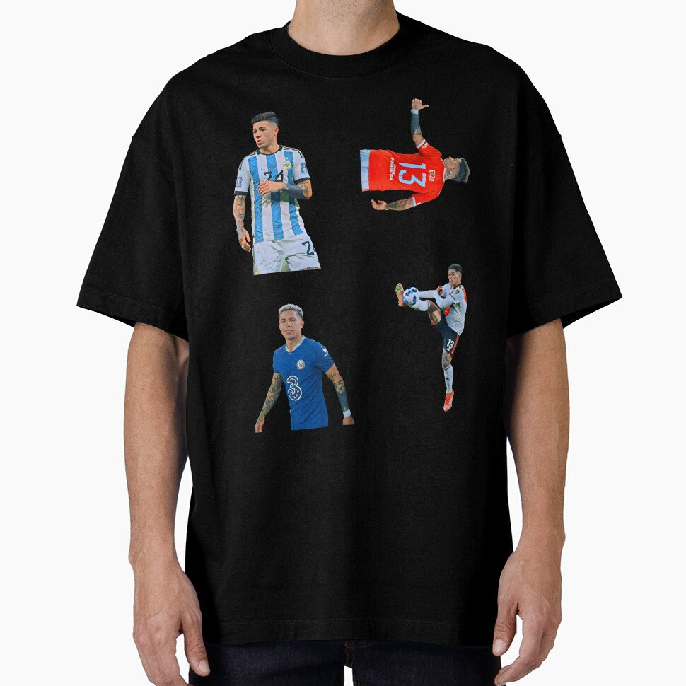 Enzo Fernandez Sticker Set / T Shirt by DiverseDazzle