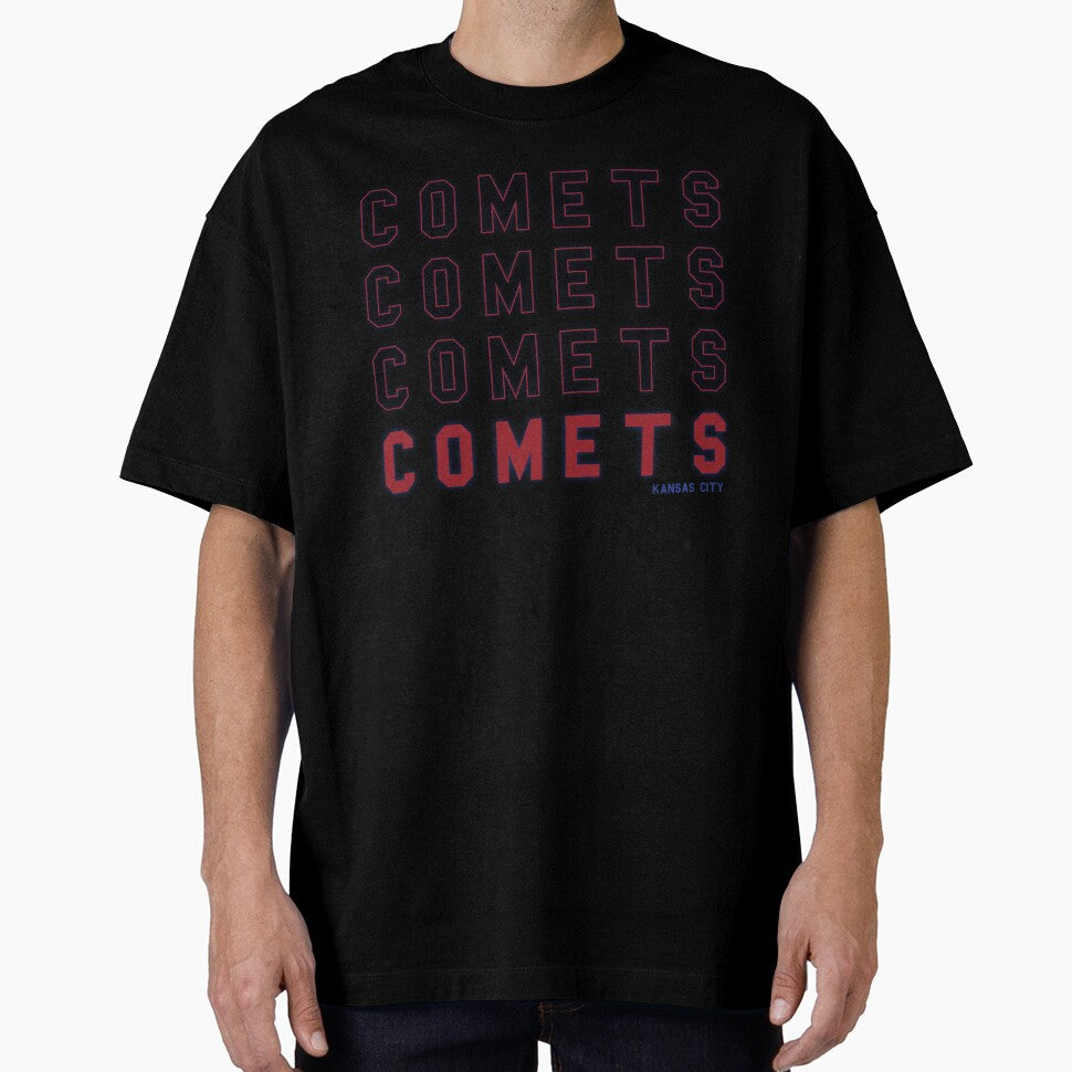 Comets Comets Comets Comets in Red by calliew1217