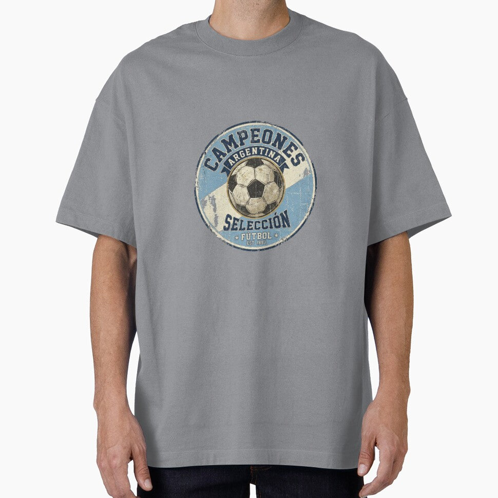 Campeones Argentina Futbol Tee by Fankickstore