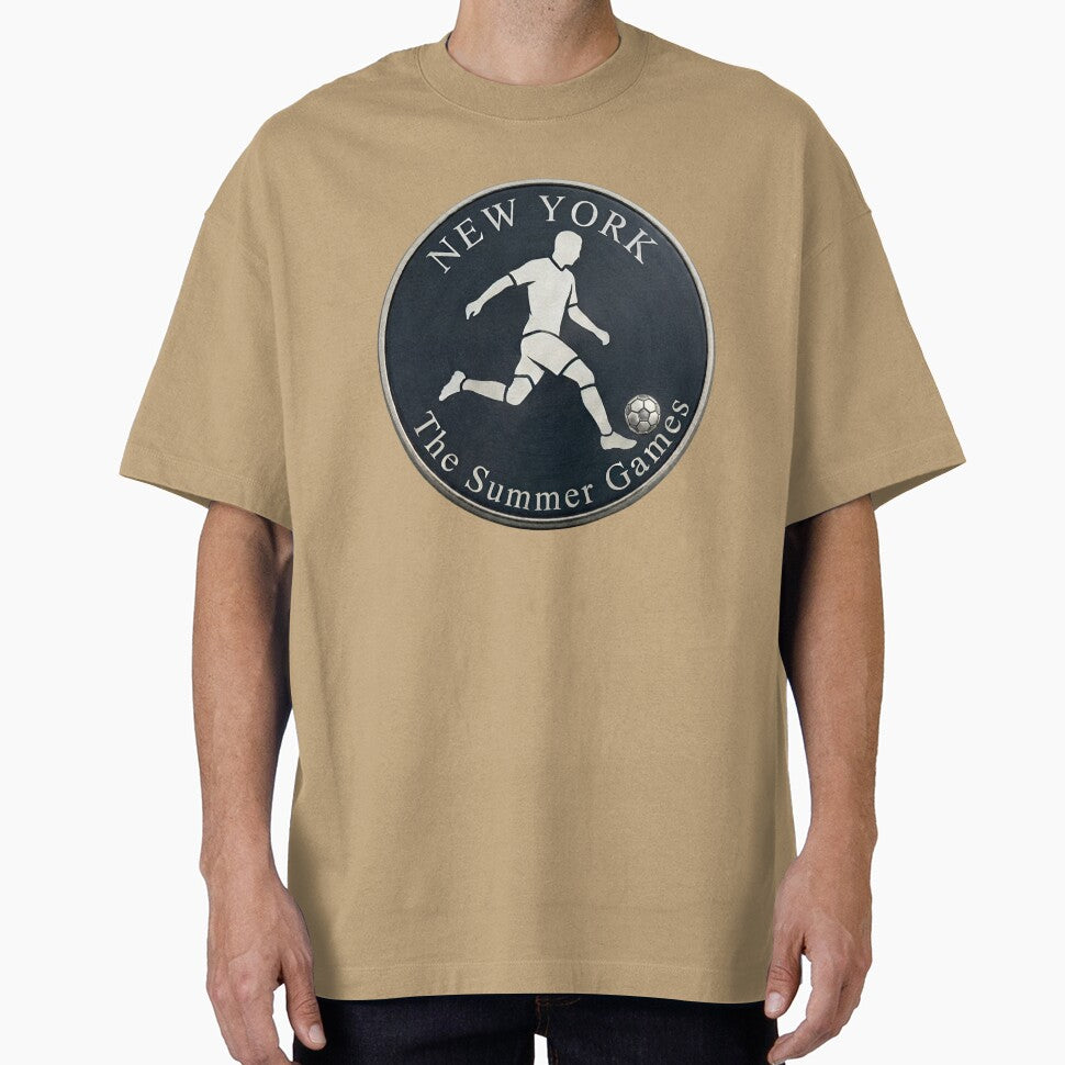 New York Summer Games Soccer Badge by laughingshirts