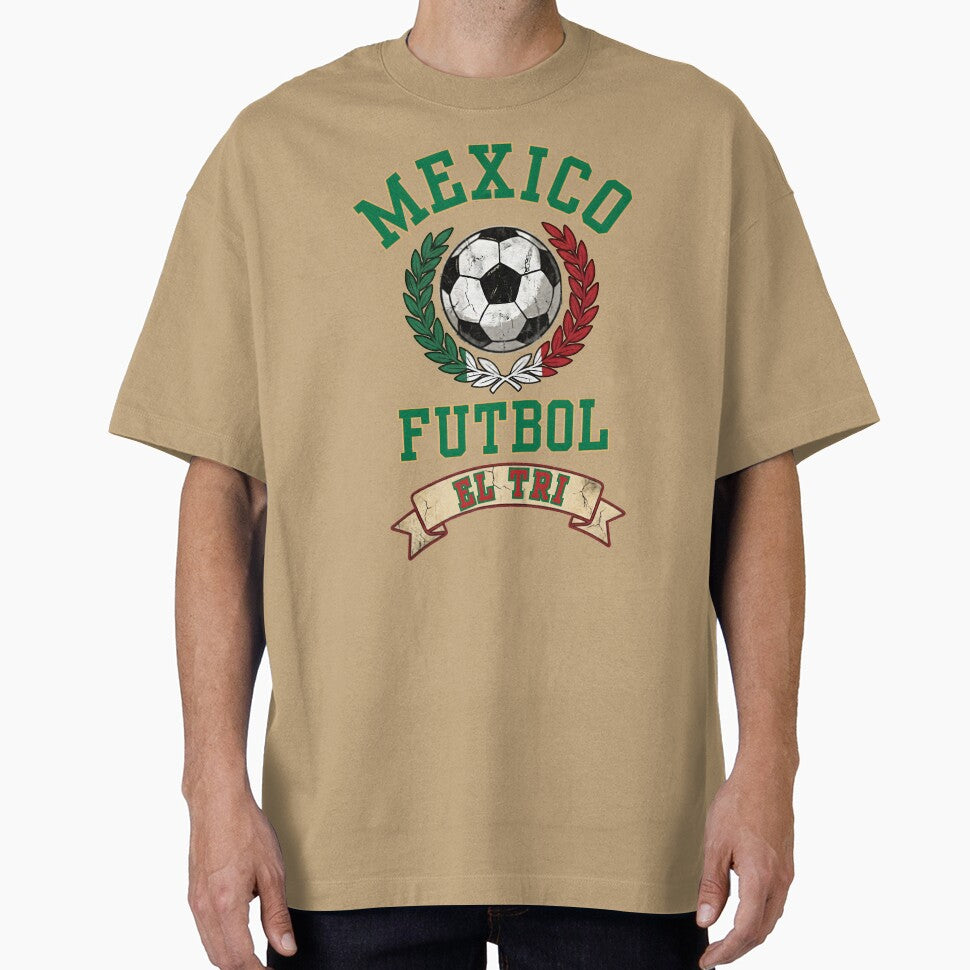 Mexico Futbol El Tri Vintage Retro Soccer Fan by laughingshirts