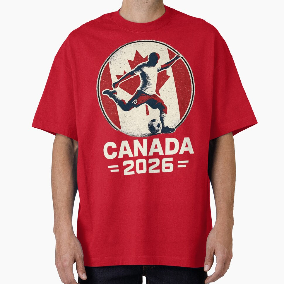 Team Canada Maple Leaf Flag Soccer Player 2026 by legendaryskins