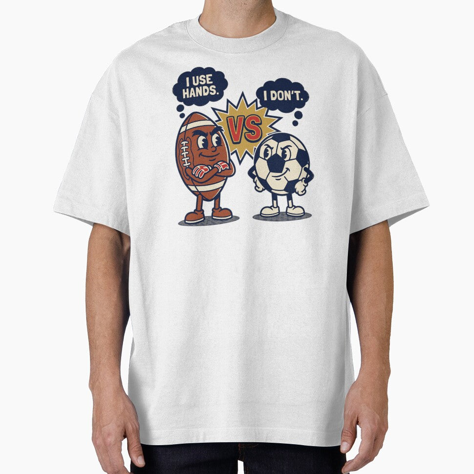 American Football vs Soccer VS Badge V2 by 1RSN