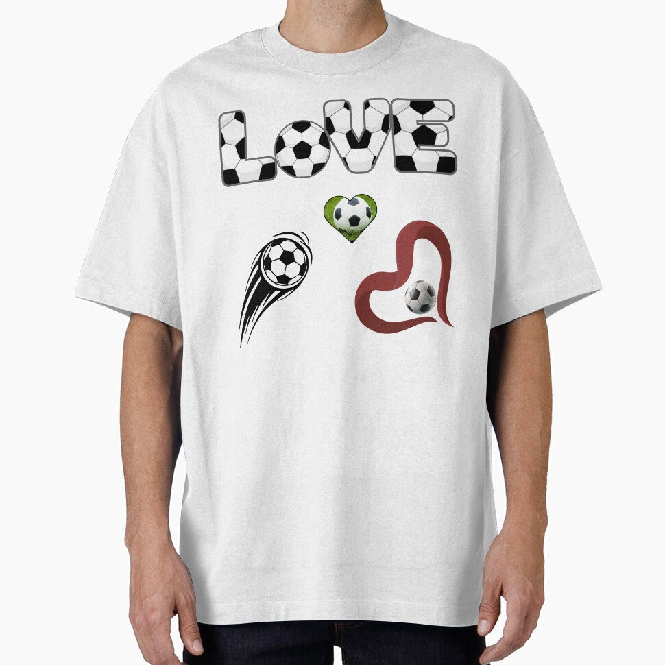 Love Soccer Football Heart Graphic sticker Pack for Players and football soccer fan by Art IN Pack