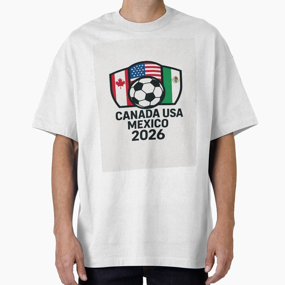 World Cup Soccer 2026 Canada USA Mexico Design by TrueNorthThreads