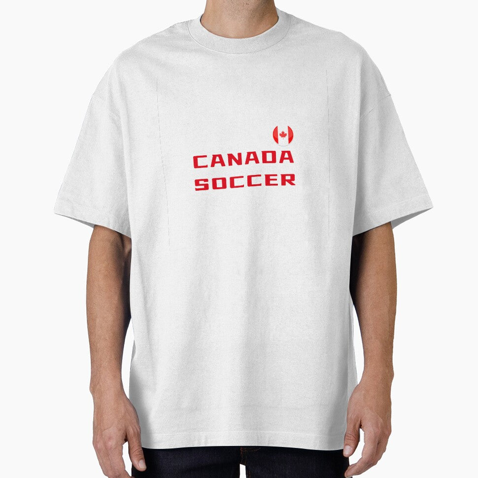 CANADA SOCCER T-Shirt – Canadian Flag Maple Leaf Fan Tee | Uncle Jichuan by Uncle-Jichuan