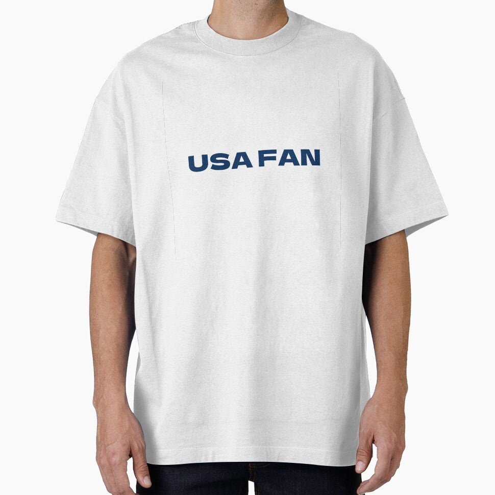 USA FAN T-Shirt – Bold American Flag Match Day Tee | Uncle Jichuan by Uncle-Jichuan