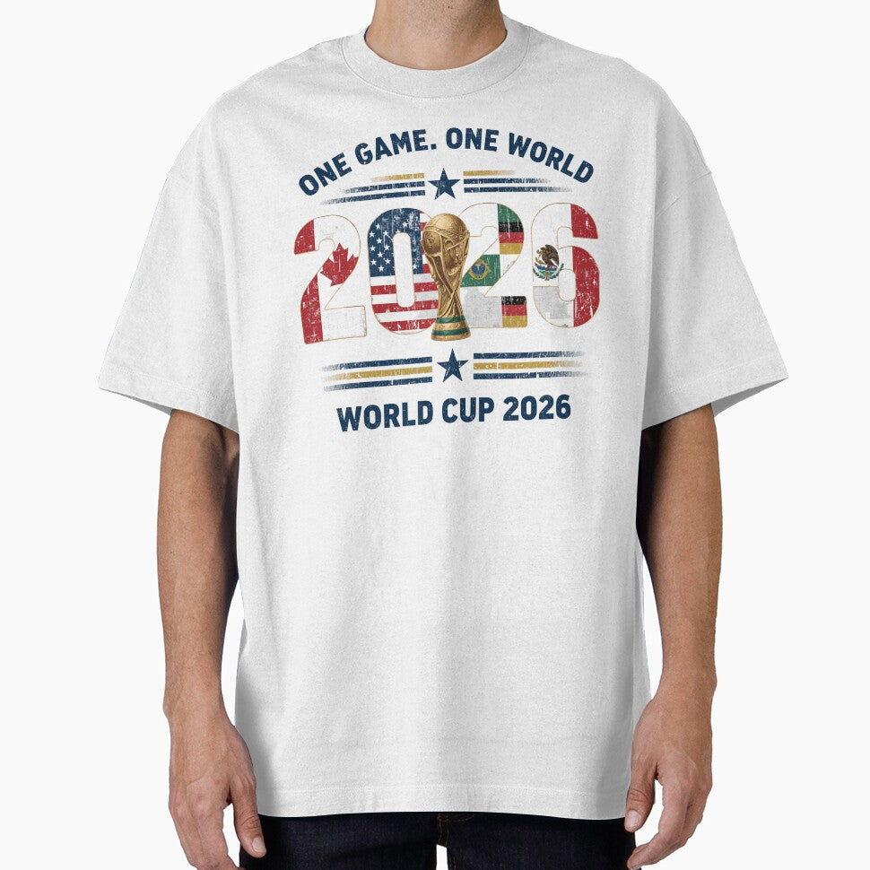 International Soccer Tournament 2026 Vintage Hoodie by aminomen