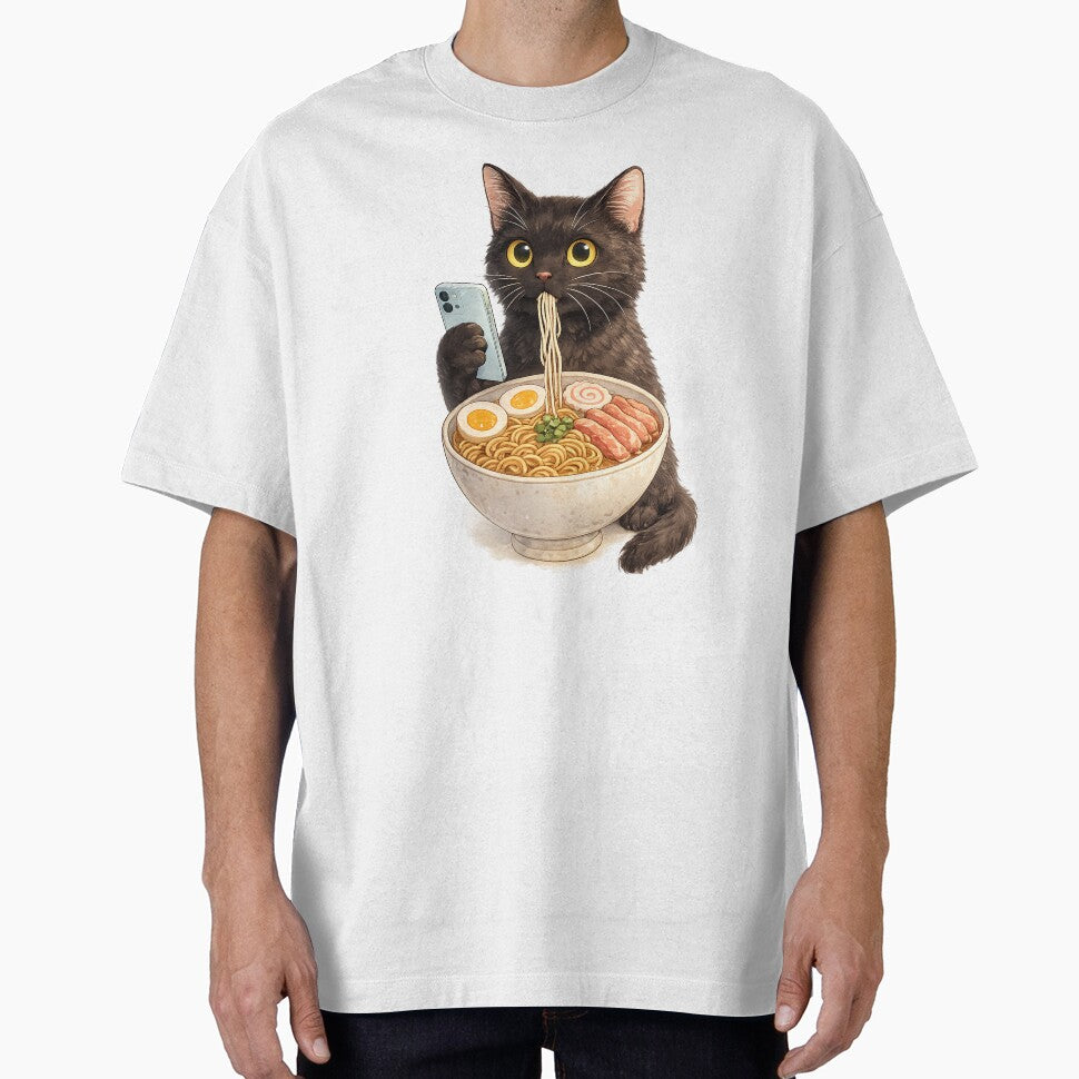 Funny Ramen Cat Phone Lover by afr-saad