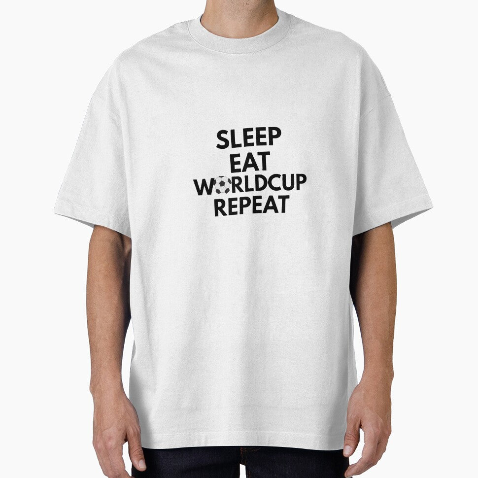 SLEEP EAT WORLDCUP REPEAT graphics for FIFA WORLDCUP 2026. by ZANU creativity