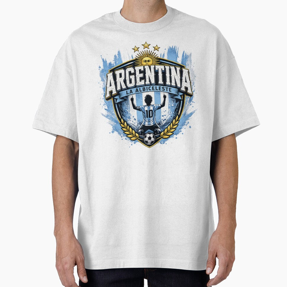 Argentina La Albiceleste Football Fan Design by EMYWAMZGLOBAL