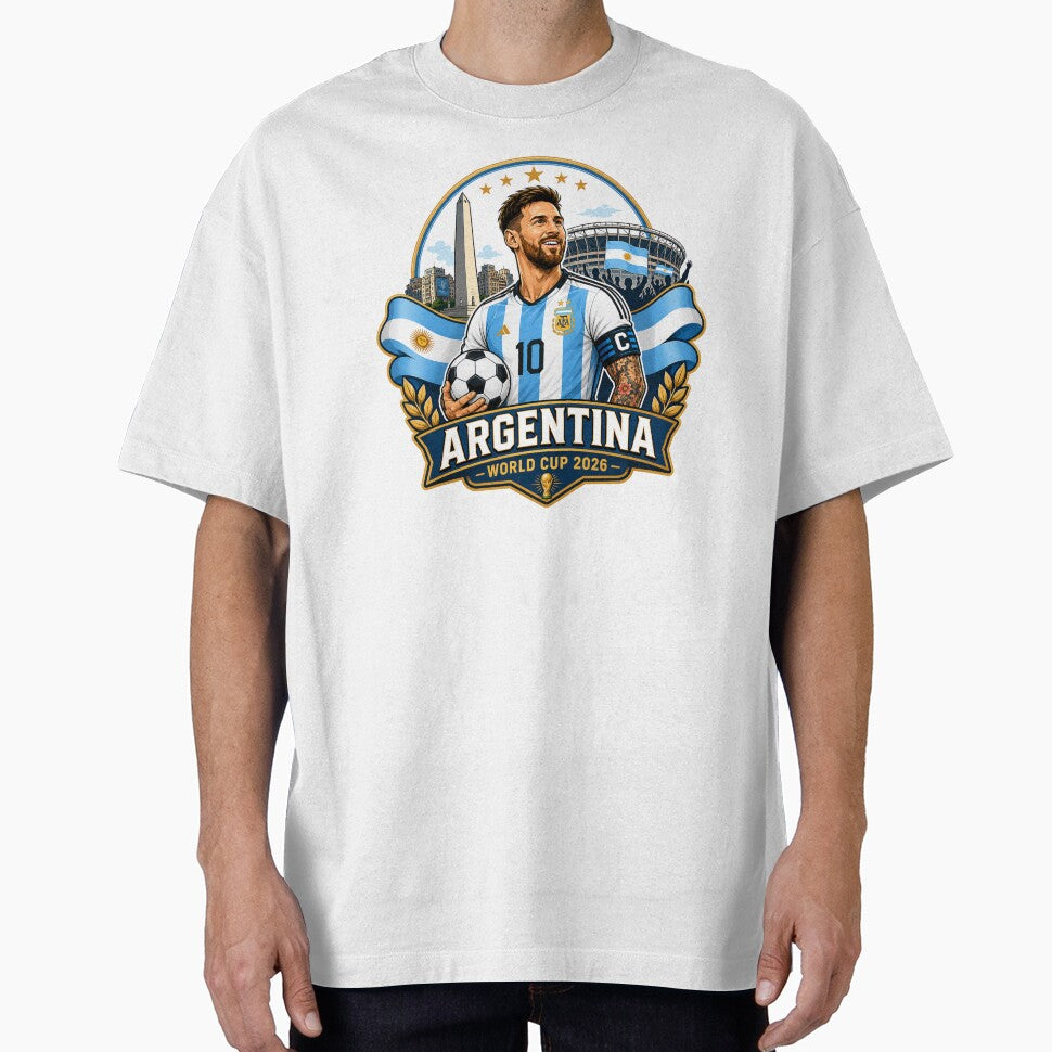 Argentine Number 10 Football Crest by Retro Arabica