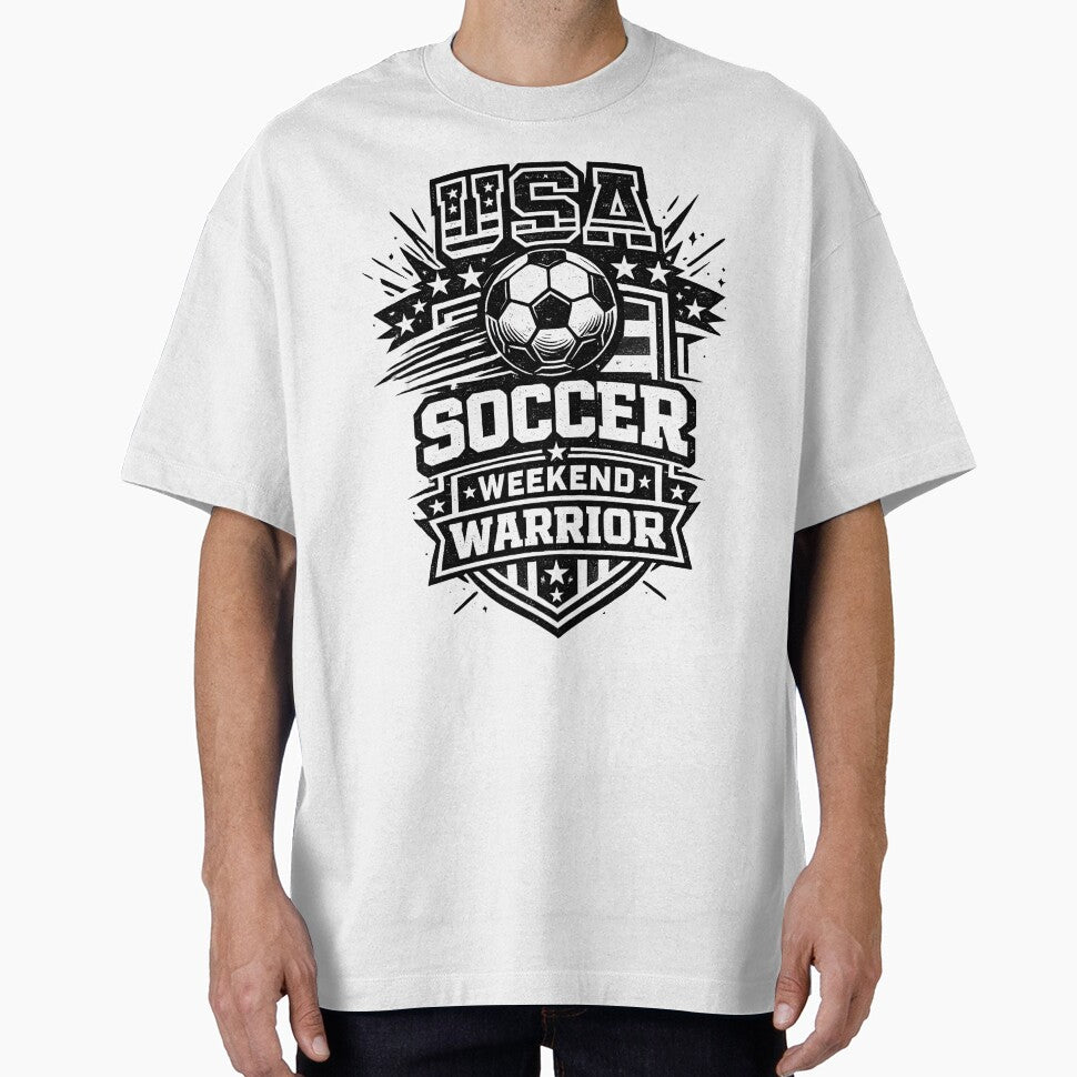 USA Soccer Weekend Warrior Patriotic Soccer Shirt by DREAMBURN™