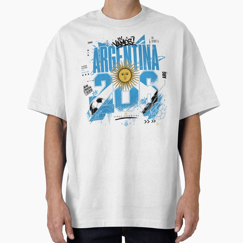 Argentina 2026 Football World Cup Champions Dream | Albiceleste Fan Shirt by rushaib