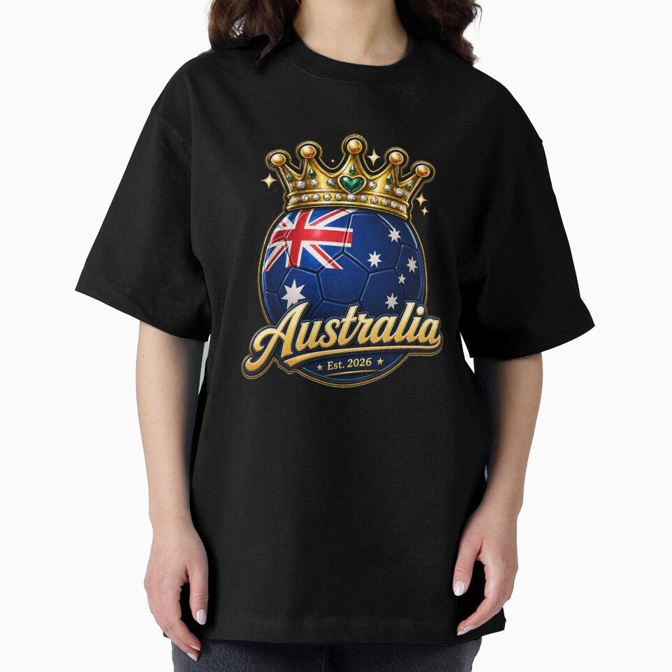 Australia flag Crowned Soccer Ball by QuiteOrbit