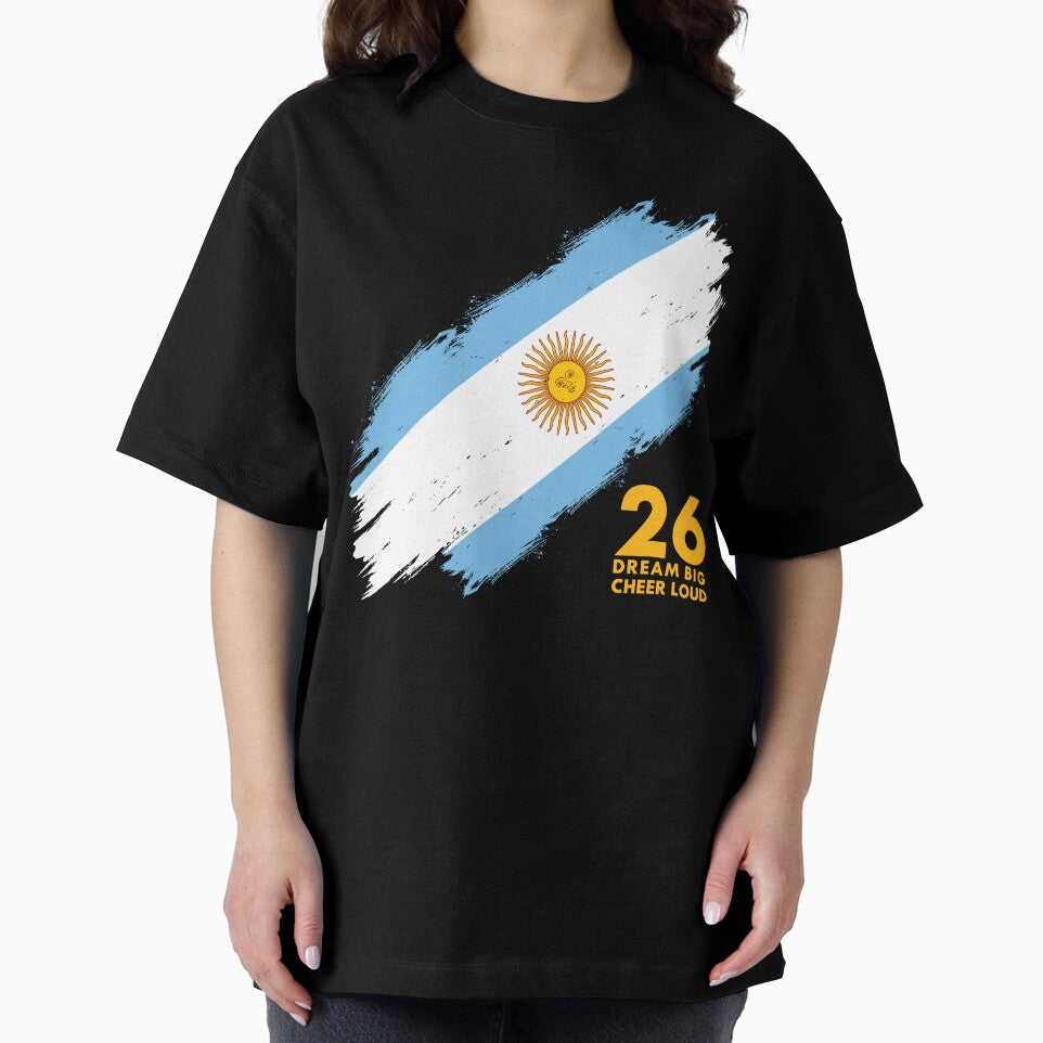 Argentina Football 2026 Dream Big Cheer Loud by BananaPrint