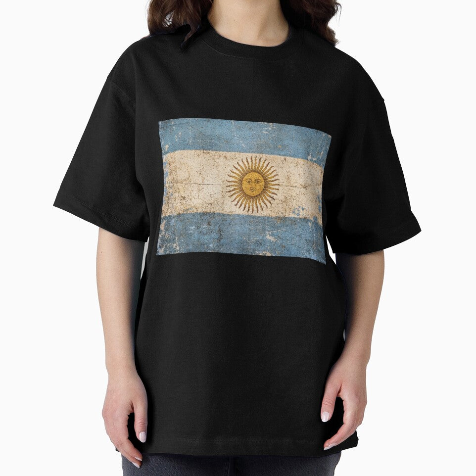 Vintage Argentina Flag Soccer Fan Design by Junior-Design