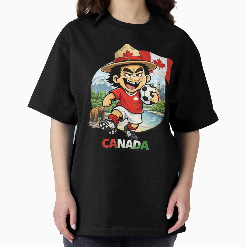 Canada Soccer Fan Cartoon Shirt by theKcodeHQ
