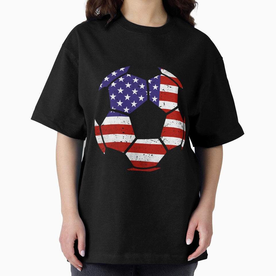 United States Soccer Ball Flag Jersey USA Football Fan by EIMgraphic