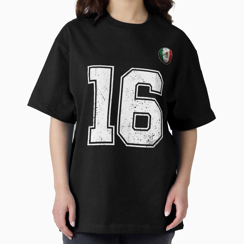 Number 16 Canada Flag Football Fan by BernoNickel