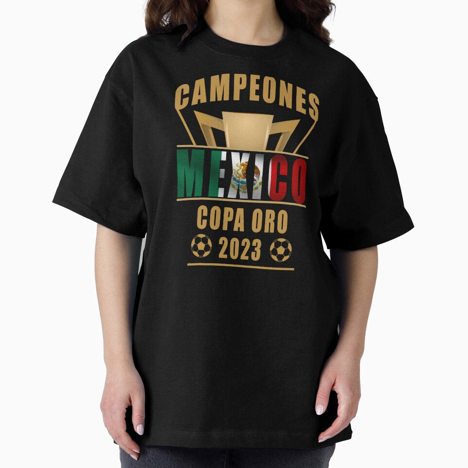 Playera Mexico campeones copa oro 2023 gold cup champion Mexico by Optimus-Designs